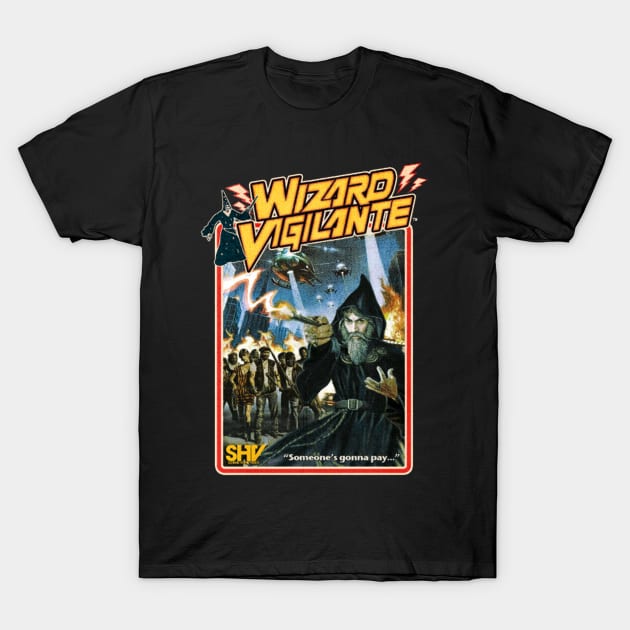 Wizard vigilante T-Shirt by hamaka